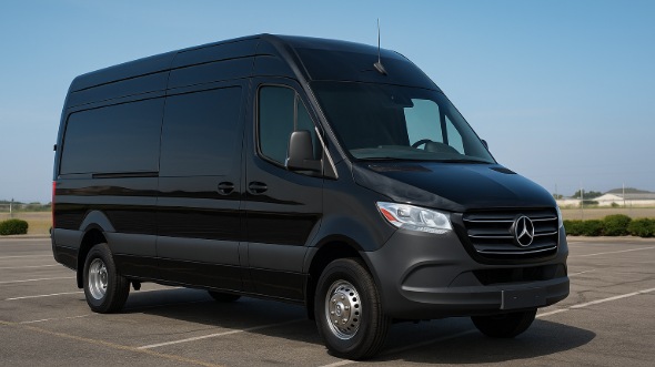 Exterior of Westland Party Bus Company's 14 Passenger Sprinter Limousine in Westland