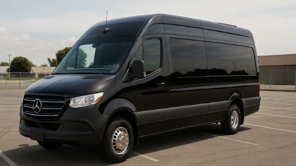 Exterior of Toledo Party Bus Company's 15 Passenger Minibus in Toledo