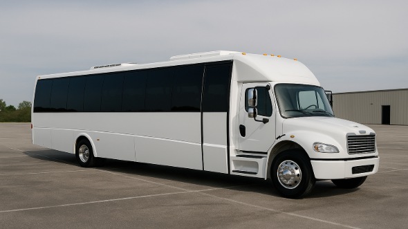 Exterior of Dearborn Heights Party Bus Company's 20 Passenger Party Bus in Dearborn Heights