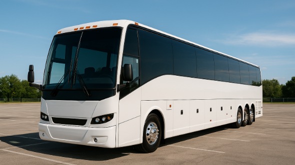 Exterior of Novi Party Bus Company's 50 Passenger Party Bus in Novi