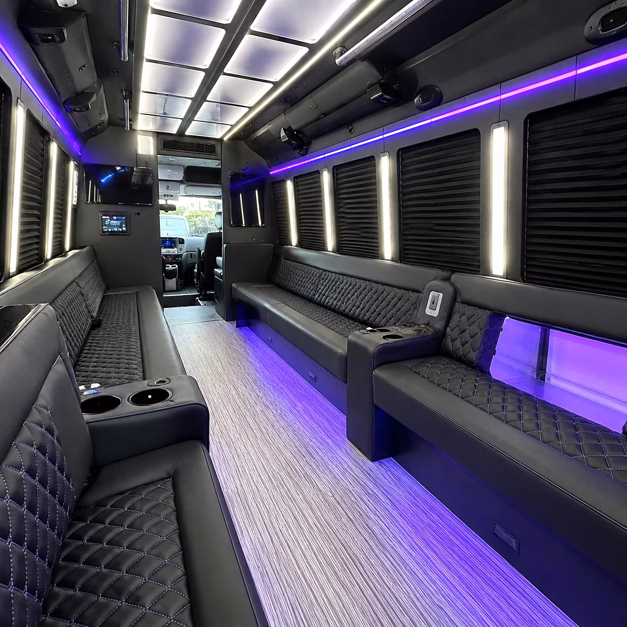 30 Passenger Party Bus Inside