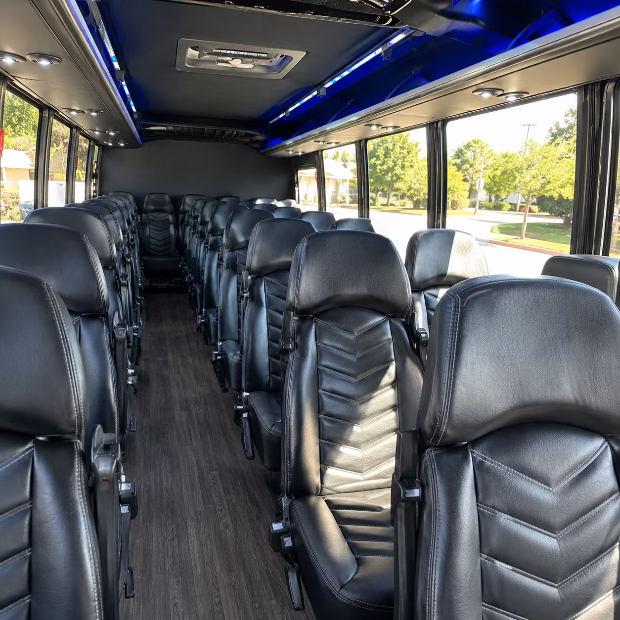 15-35 Passenger Minibus Inside