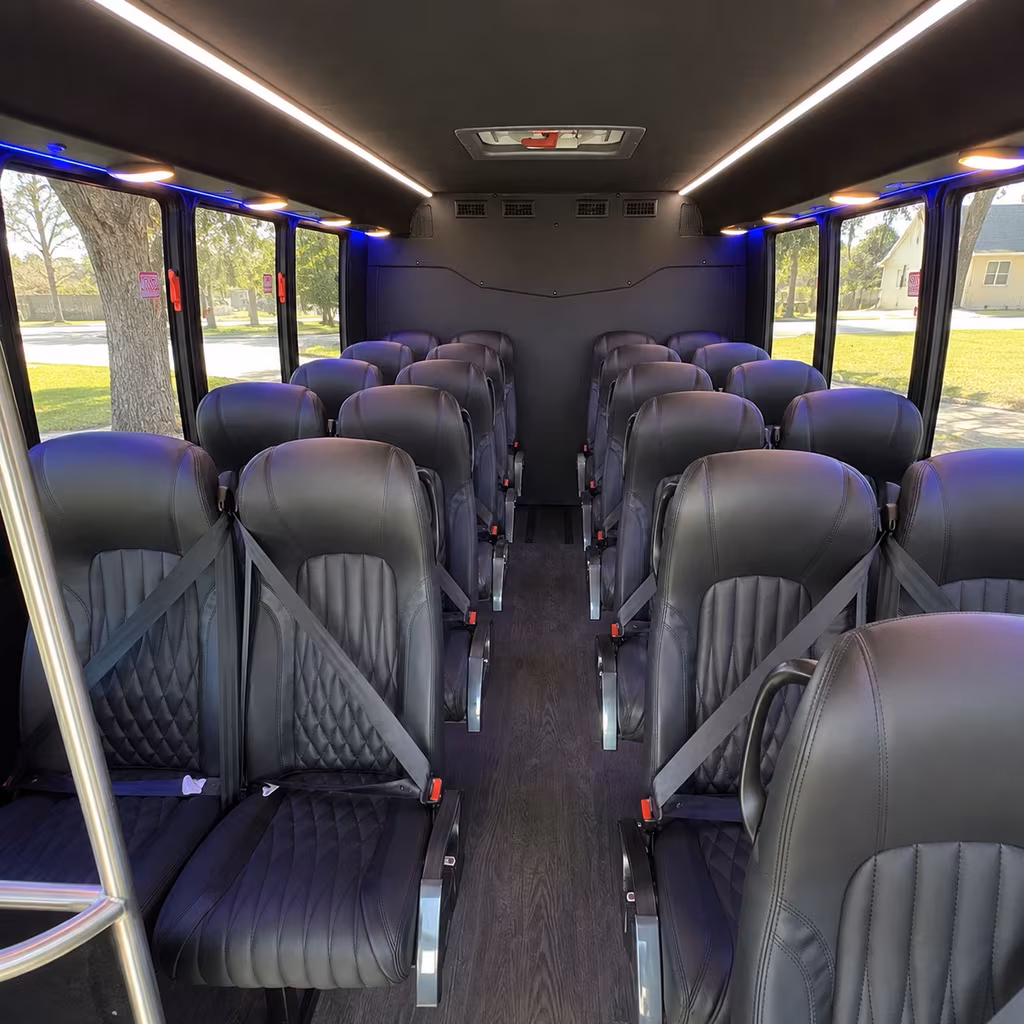 Toledo Corporate Transportation party bus interior