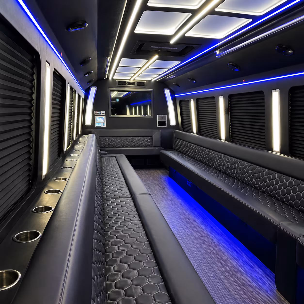 Toledo Private Event Transportation party bus exterior