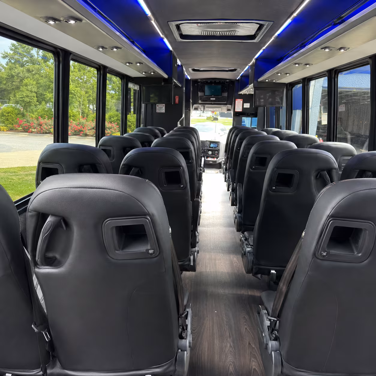 Toledo School Event Transportation party bus exterior