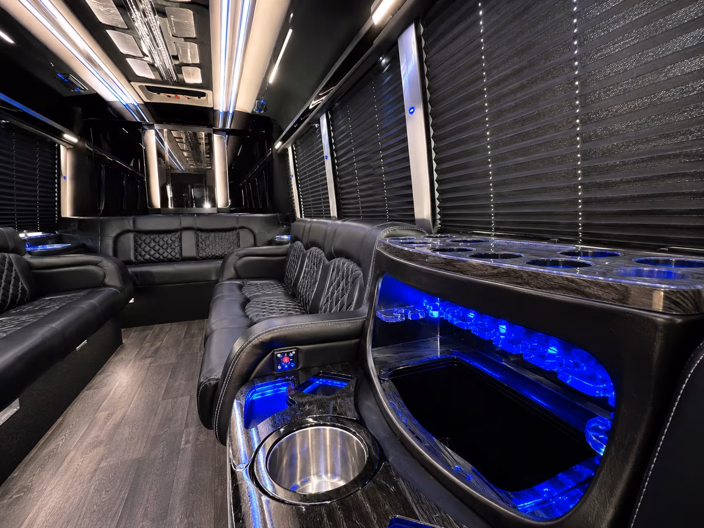 Toledo Wedding Transportation party bus exterior
