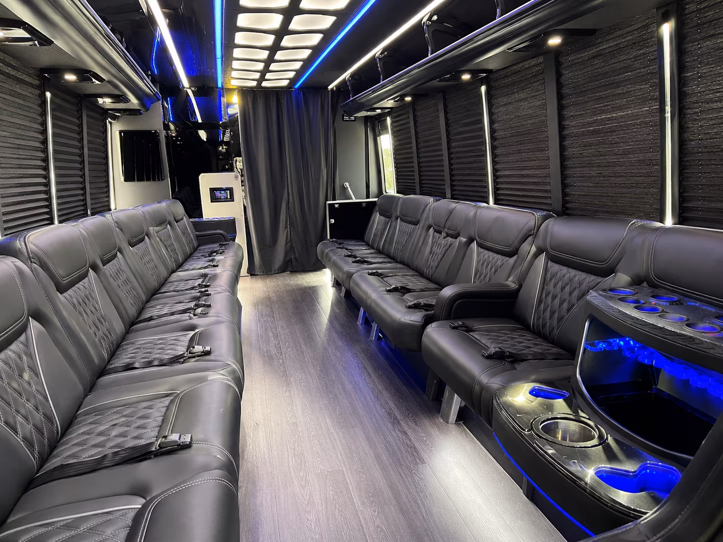 Toledo Wedding Transportation party bus exterior