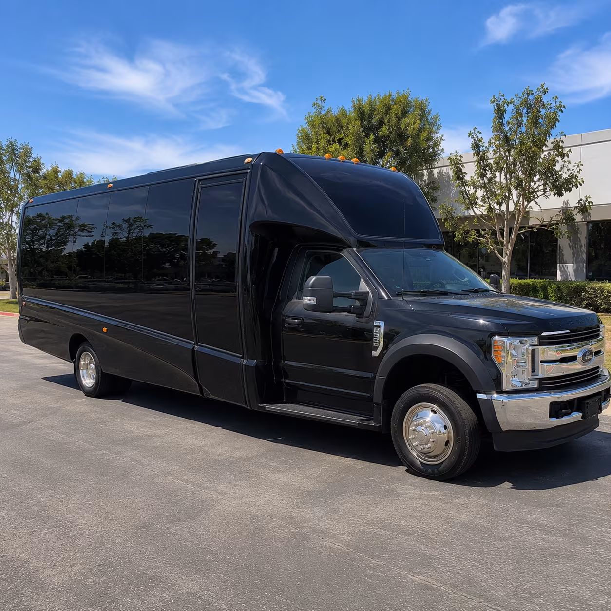 Toledo Wedding Transportation party bus exterior