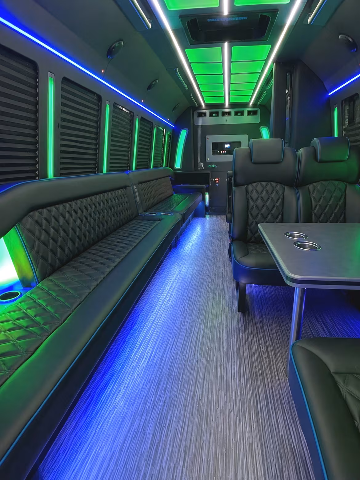 Toledo Winery Tour & Pub Crawl Transportation party bus interior